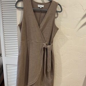 Madewell Women's Taupe Wrap Dress